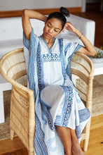 Load image into Gallery viewer, Emerson Fry Emerson Caftan | Cerulean Organic
