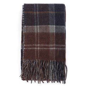 Barbour Dramside Reversible Scarf | Midnight Oak Tartan