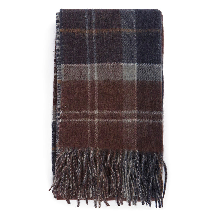 Barbour Dramside Reversible Scarf | Midnight Oak Tartan