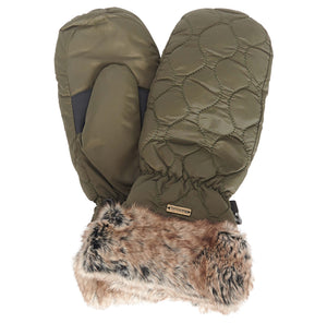 Barbour Women's Primrose Mitten | Olive Medium