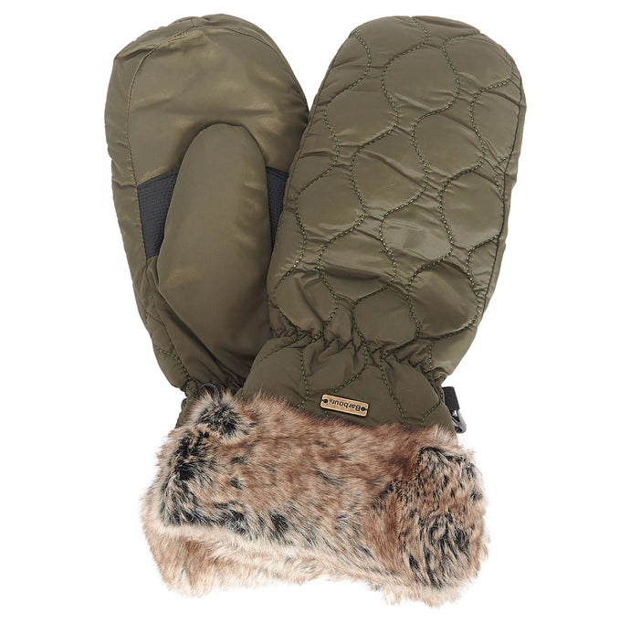 Barbour Women's Primrose Mitten | Olive Medium