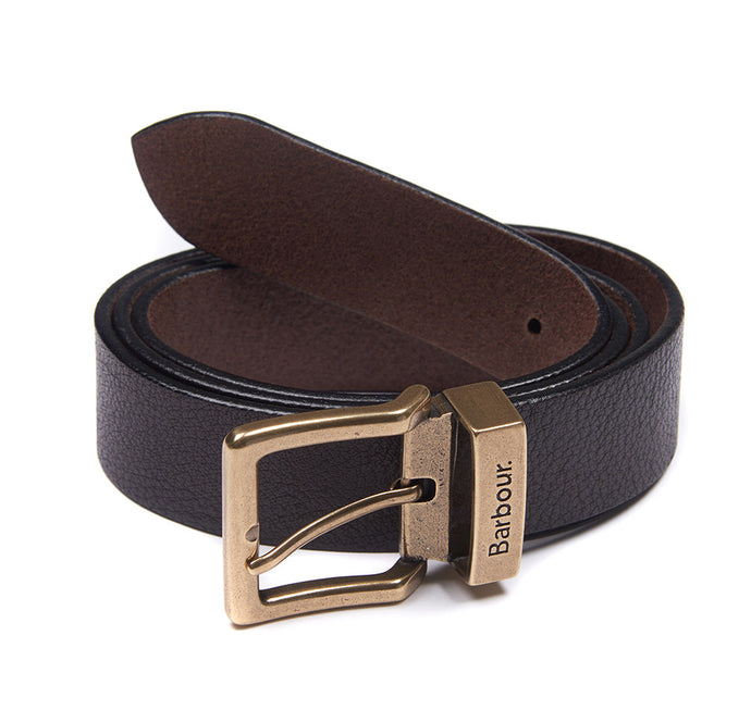 Barbour Men's Blakely Leather Belt | Dark Brown