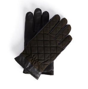 Barbour Men's Dalegarth Gloves | Olive and Brown