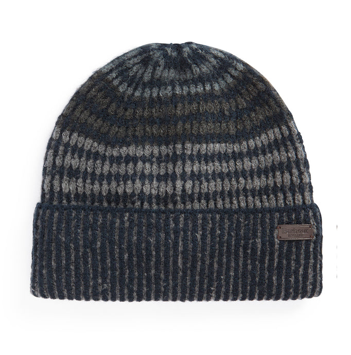 Barbour Harray Beanie Hat | Navy-Basalt Blue | One Size
