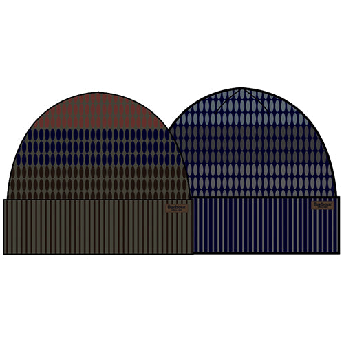 Barbour Harray Beanie Hat | Olive-Fired Brick | One Size