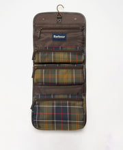 Load image into Gallery viewer, Barbour Men's Tartan Hanging Washbag