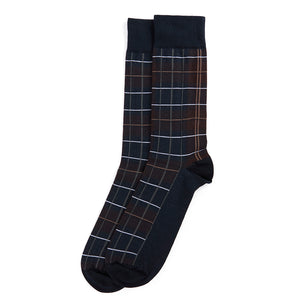 Barbour Blyth Socks | Midnight Oat Tartan