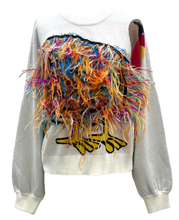 Load image into Gallery viewer, Queen Of Sparkles Feather Thanksgiving Turkey Sweater