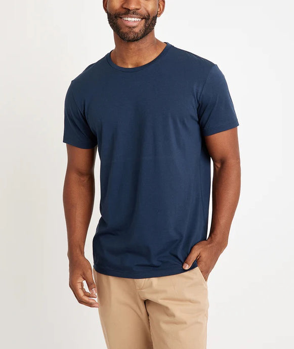 Marine Layer Men's Signature Crew Tee | Navy