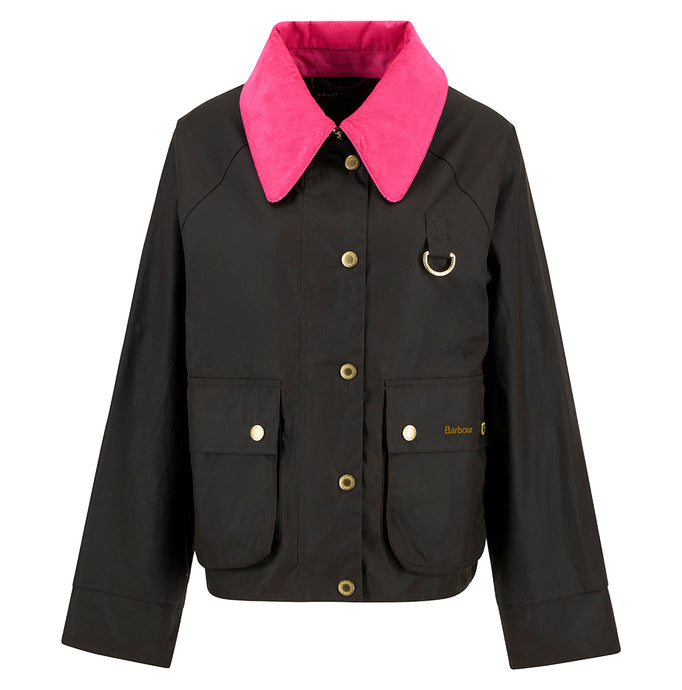 Barbour Women's Icon Spey Wax Jacket | Neon Pink