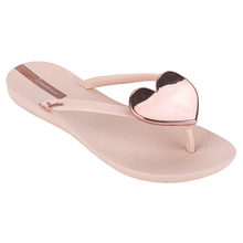 Load image into Gallery viewer, Ipanema Wave Heart Flip Flops | Pink