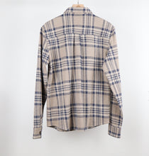 Load image into Gallery viewer, Men&#39;s Marine Layer PACIFICA STRETCH TWILL OVERSHIRT | Taupe Plaid