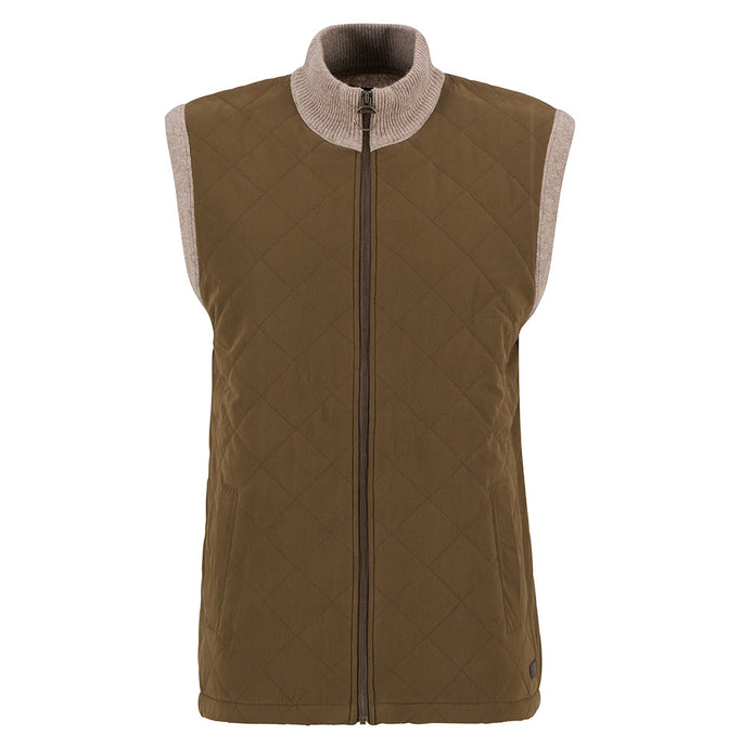 Barbour Men's Shoveler Knitted Gilet | Stone