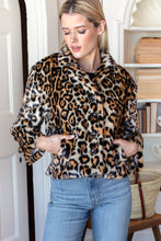 Load image into Gallery viewer, Emerson Fry Short 60&#39;s Coat | Leopard Fur