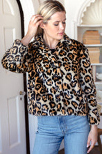 Load image into Gallery viewer, Emerson Fry Short 60&#39;s Coat | Leopard Fur