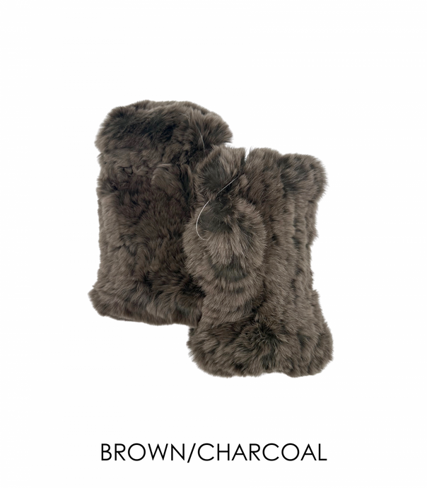 Linda Richards Rabbit Fur Hand Warmer | Assortment