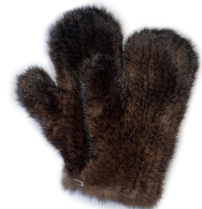 Linda Richards Genuine Mink Mittens