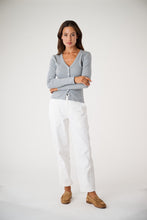 Load image into Gallery viewer, Marea Pointelle Cardigan | Grey