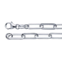 Load image into Gallery viewer, Sterling Silver Paperclip Chain Necklace