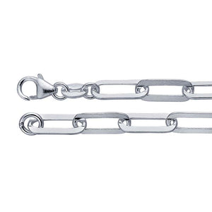 Sterling Silver Paperclip Chain Necklace