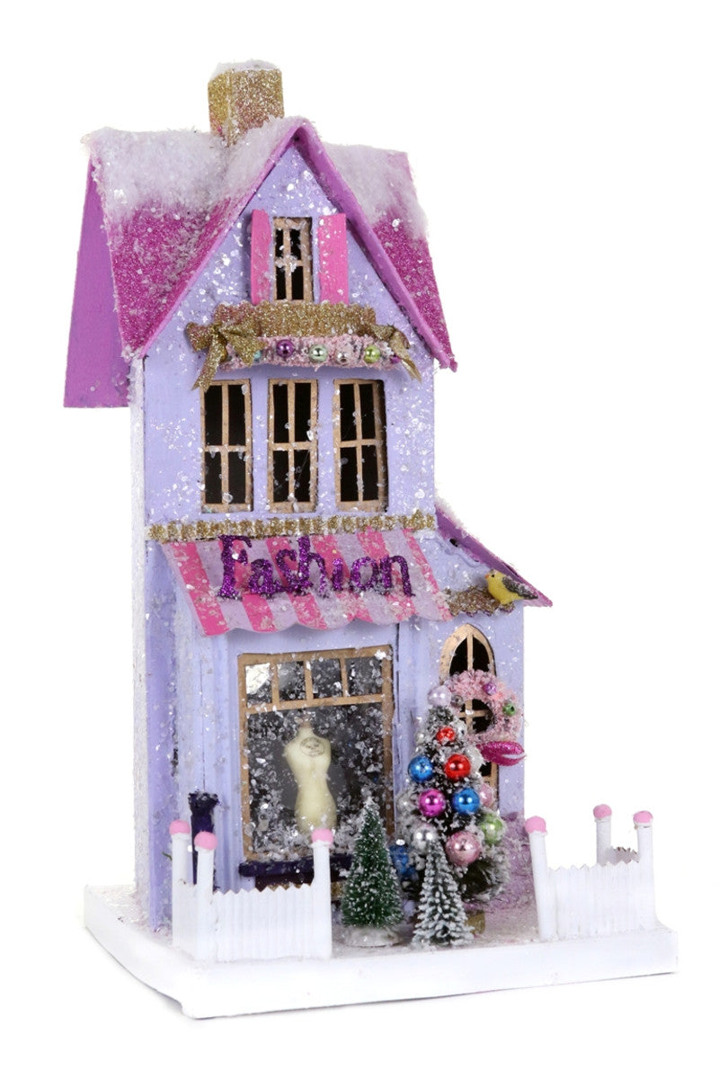 Boutique Fashion Christmas Village House
