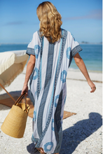Load image into Gallery viewer, Emerson Caftan|  Cerulean Organic
