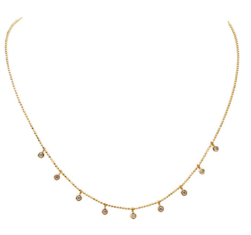 Dangling Diamond Necklace
