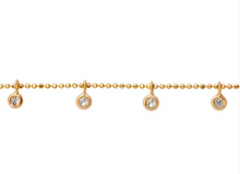 Load image into Gallery viewer, Dangling Diamond Necklace