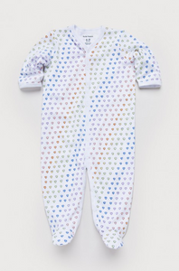 Roller Rabbit Infant Disco Heart Footie Pajamas
