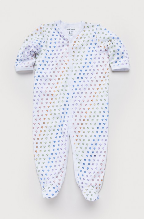 Roller Rabbit Infant Disco Heart Footie Pajamas