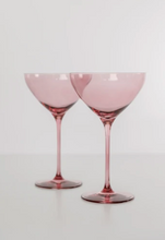 Load image into Gallery viewer, Estelle Colored Martini Glass