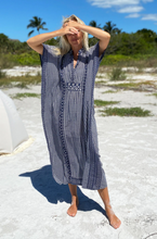 Load image into Gallery viewer, Emerson Fry Caftan | Ink Navy