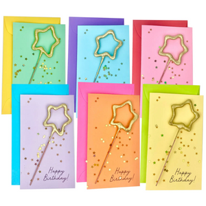 Confetti Sparkler Cards Happy Birthday!