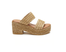 Load image into Gallery viewer, Ocean Ave Platform Sandal | Cognac