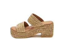 Load image into Gallery viewer, Ocean Ave Platform Sandal | Cognac