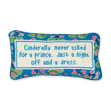 Load image into Gallery viewer, Cinderella Needlepoint Pillow