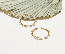 Load image into Gallery viewer, Mignonne Gavigan Isla Pearl Hoops