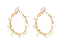 Load image into Gallery viewer, Mignonne Gavigan Mini Isla Pearl Hoops