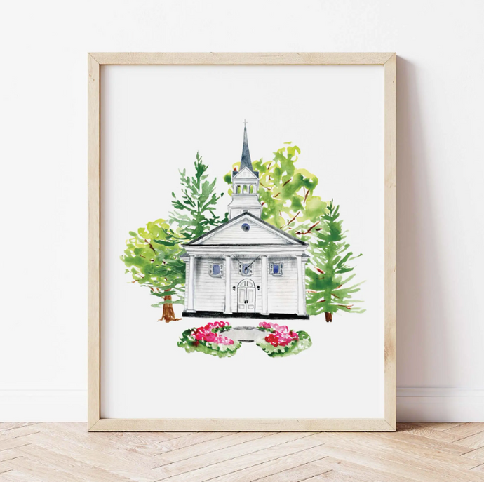 The Chapel In White Sulphur Springs, WV Art Print