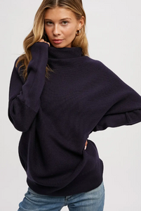 Ottoman Slouch Tunic Sweater  | Multiple Colors