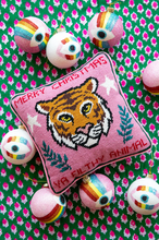 Load image into Gallery viewer, Merry Christmas Ya Filthy Animal Needlepoint Pillow