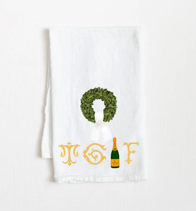 TGIF VEUVE Teatowel