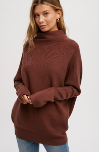 Ottoman Slouch Tunic Sweater  | Multiple Colors