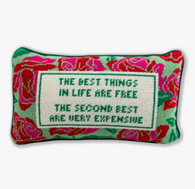 Load image into Gallery viewer, Expensive Needlepoint Pillow