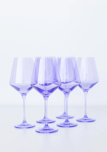 Estelle Colored Wine Glasses | Assortment