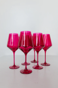 Estelle Colored Wine Glasses | Assortment