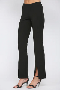 Front Split Hem Pants