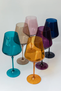 Estelle Colored Wine Glasses | Assortment