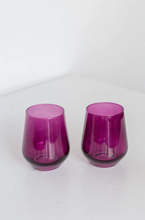 Load image into Gallery viewer, Estelle Stemless Colored Wine Glasses