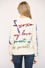 Load image into Gallery viewer, Sweetheart Valentine&#39;s Day Sweater